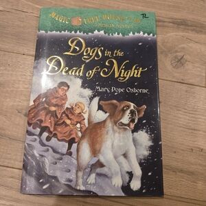 Magic Tree House #46 A Merlin Mission Dogs in the Dead of Night Hardcover Book